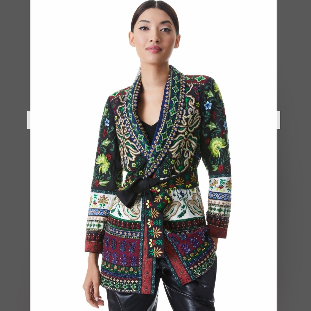 ALICE + OLIVIA Wheaton Embellished Robe